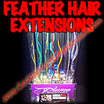 hair feather extensions button